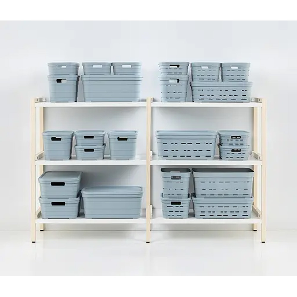 Корзина IDEA HOME Pyramid 2.8л 00637 Blue-Gray Материал пластик