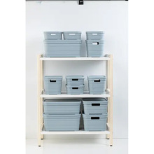 Корзина IDEA HOME Pyramid 3.8л 00638 Blue-Gray