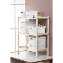 Корзина IDEA HOME Pyramid с крышкой 10.8л White (00643 White)