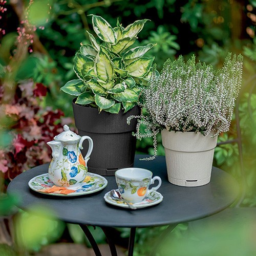 Горшок для растений STEFANPLAST Ethica 15x15 см White Дополнительно объём 1,5 л; автополив