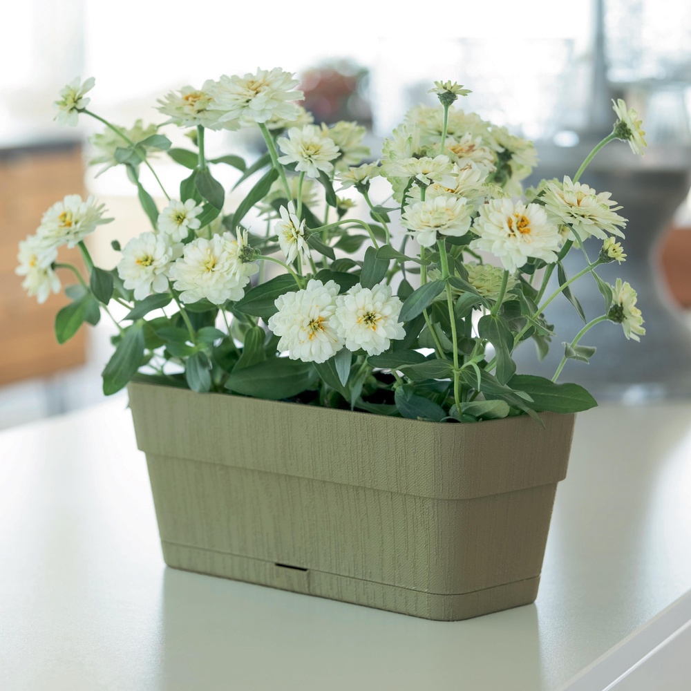 Вазон STEFANPLAST Ethica 50x18x17 см Graphite Размеры 50 x 18 x 17