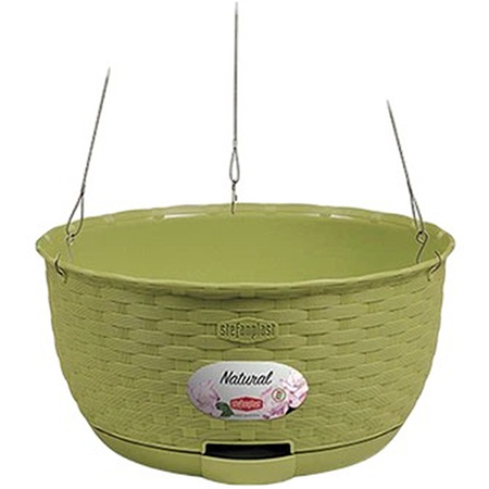 Вазон STEFANPLAST Natural 30x14,5 см Pistachio