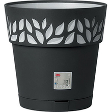 Вазон STEFANPLAST Opera Cloe 15 x 15 см Graphite/Light Grey (94003)