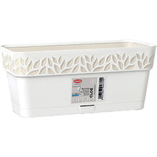 Вазон STEFANPLAST OPERA Cloe 30x13x12см White (94370)