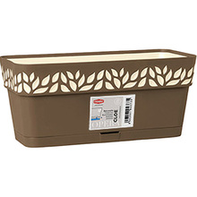 Вазон STEFANPLAST OPERA Cloe 30x13x12см Cappuccino/vanilla (94380)