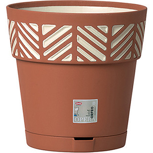 Горщик для рослин STEFANPLAST OPERA Orfeo 30x29 cm Terracotta/vanilla (94601)