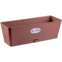 Горщик для рослин STEFANPLAST Liberty 50х18х16см Brown (87569)