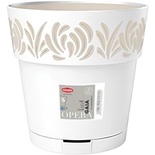 Горщик для рослин STEFANPLAST OPERA Gaia 30см White/Travertine (88600)