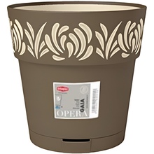 Горщик для рослин STEFANPLAST OPERA Gaia 30см Cappuccino/Vanilla (88602)