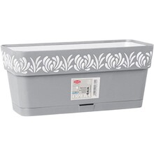 Вазон STEFANPLAST OPERA Gaia 2.7 л Gray/White (88701)