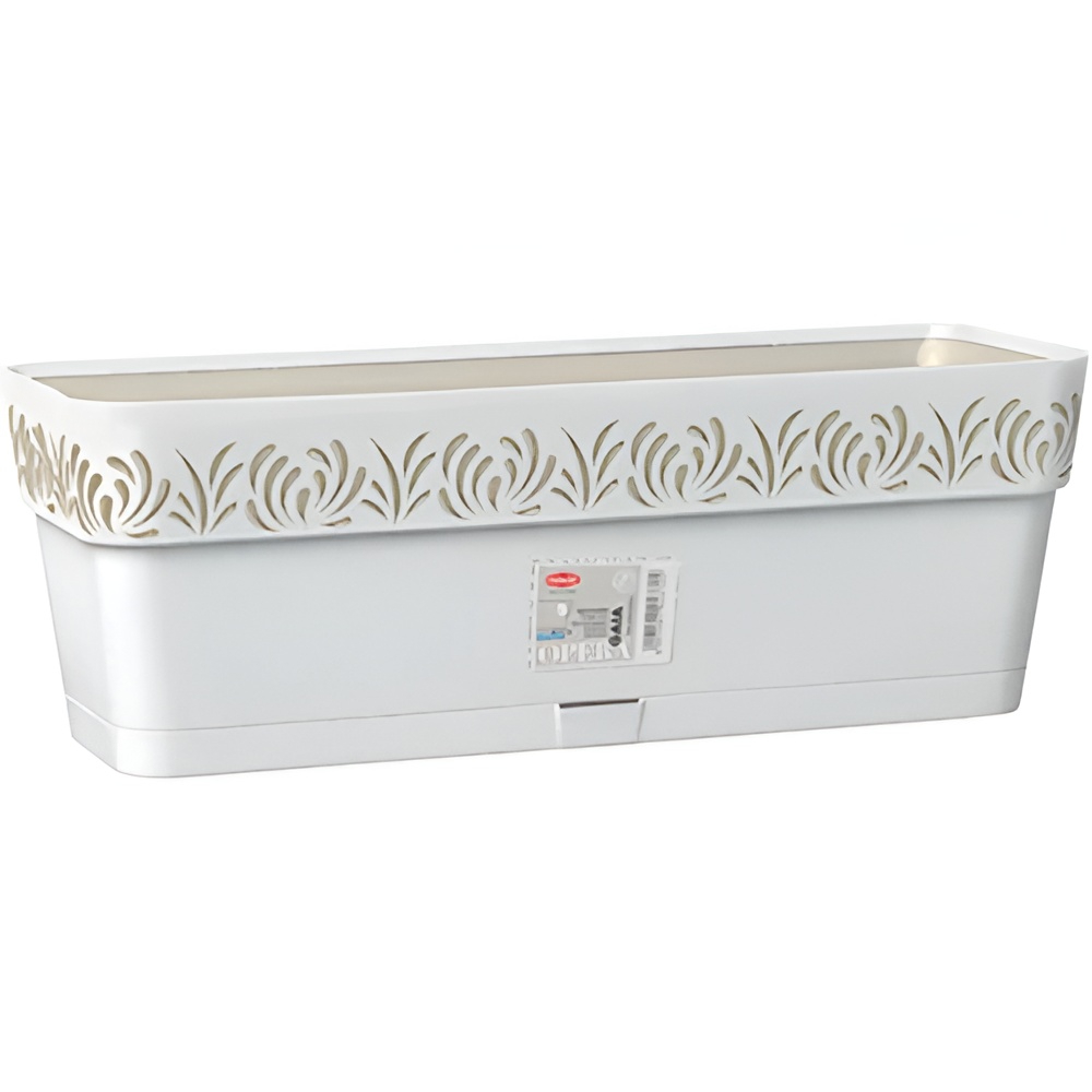 Вазон STEFANPLAST OPERA Gaia 9.5 л White/Travertine (88800)