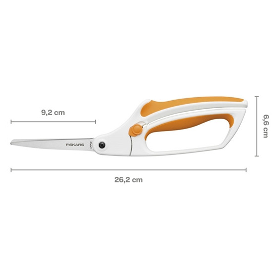 Ножницы портновские FISKARS EasyAction 26 см (1070070) Материал пластик