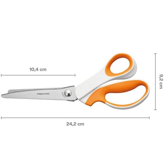 Ножницы портновские FISKARS Зиг-заг 23 см (1070024) Материал пластик