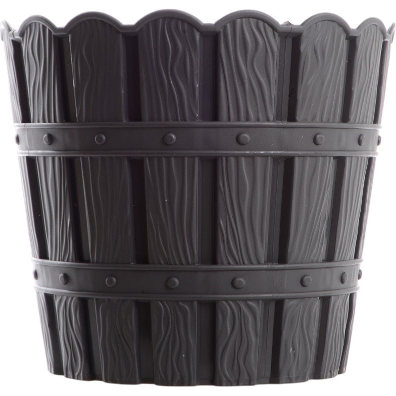 Горшок для растений VIOLET HOUSE 1052 Bamboo Antracite 0.6 л.