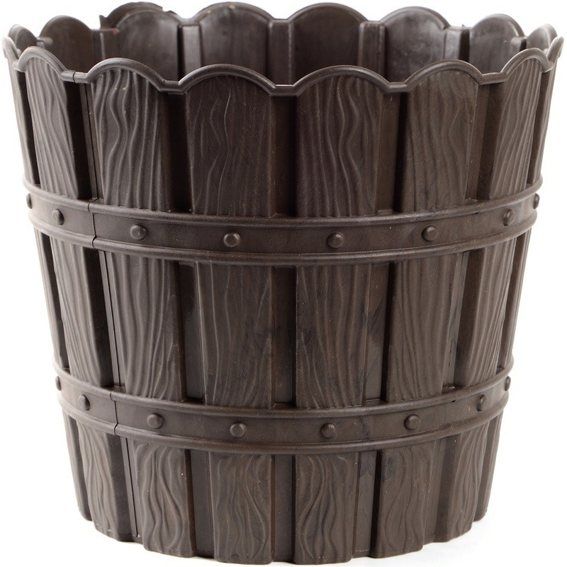 Горшок для растений VIOLET HOUSE 1052 Bamboo Brown 0.6 л.