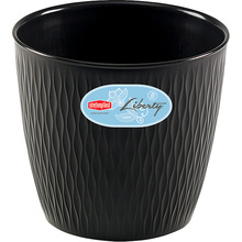 Горщик для рослин STEFANPLAST Liberty 20 х 19 см Black (87202)