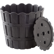 Горшок для растений VIOLET HOUSE 1048 BAMBOO ANTRACITE 7 л