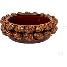 Кашпо Lefard Шишки 30х30х10 см Brown (626-004)