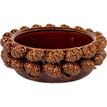 Кашпо Lefard Шишки 30х30х10 см Brown (626-004)