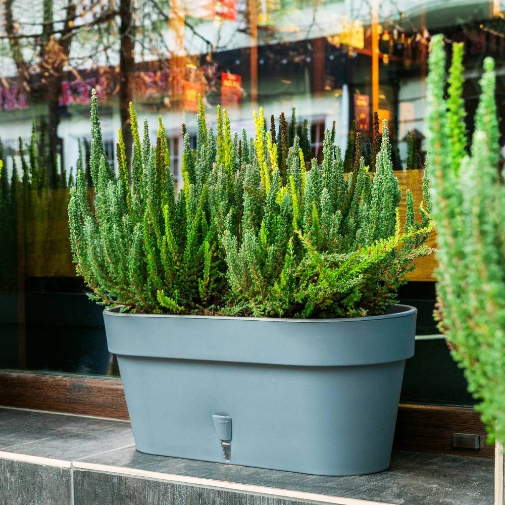 Внешний вид Вазон SANTINO Latina WB с картриджем 6,7 л Anthracite (2007667)