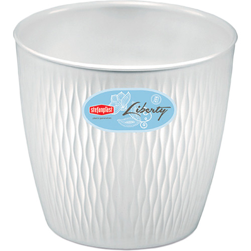 

Горшок для растений STEFANPLAST Liberty 25 х 23 см White (87250), Горщик круглий LIBERTY білий, 25см, 25х23см