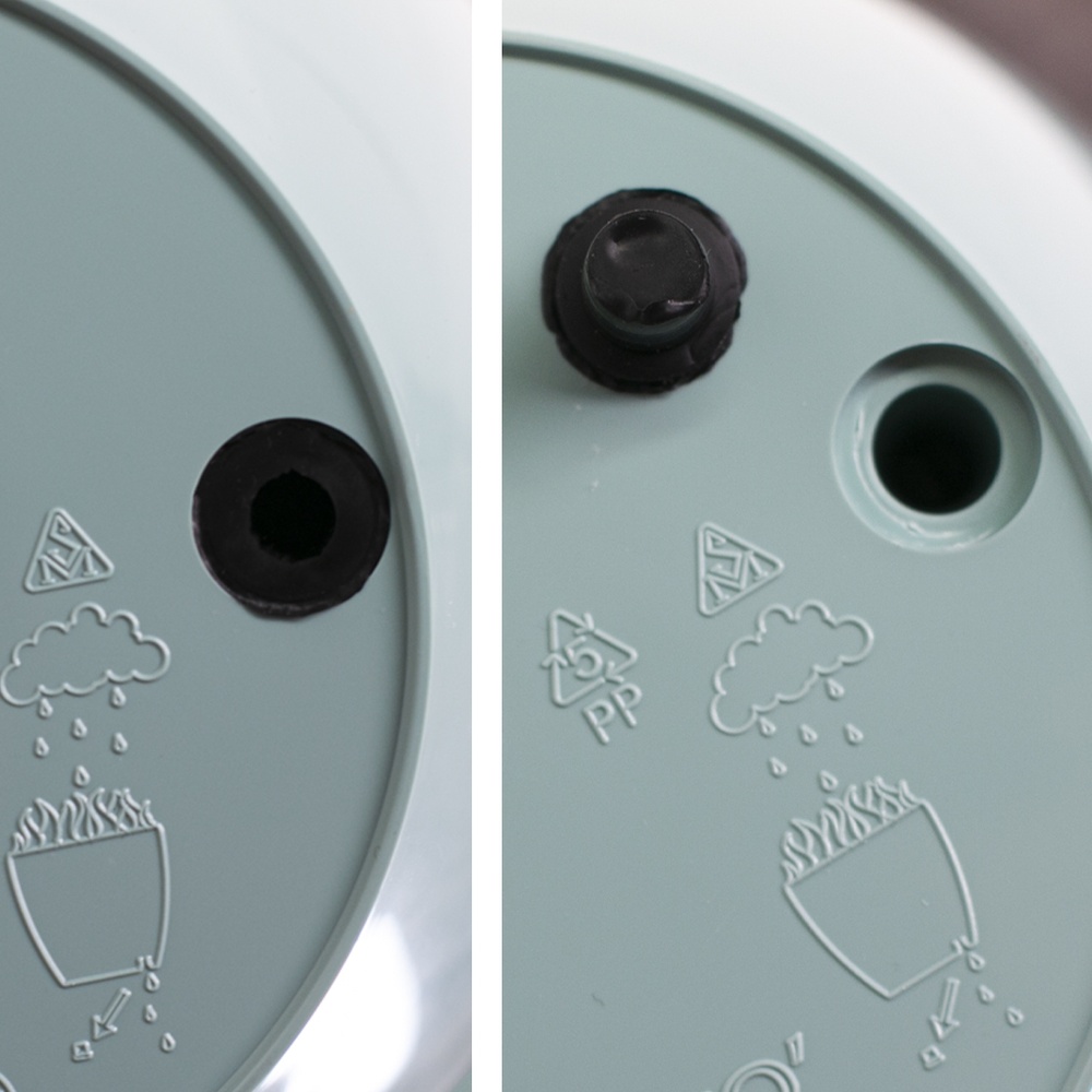 Вазон Santino Deco Twin 2,5 л Cream (2023094) Размеры 17 x 15