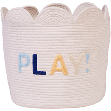 Кошик CHILDHOME Flower 35x35x35 см White (CCBAFL35)
