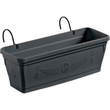 Вазон STEFANPLAST Linea Primavera 50 х 18 х 17 см Black (86056)