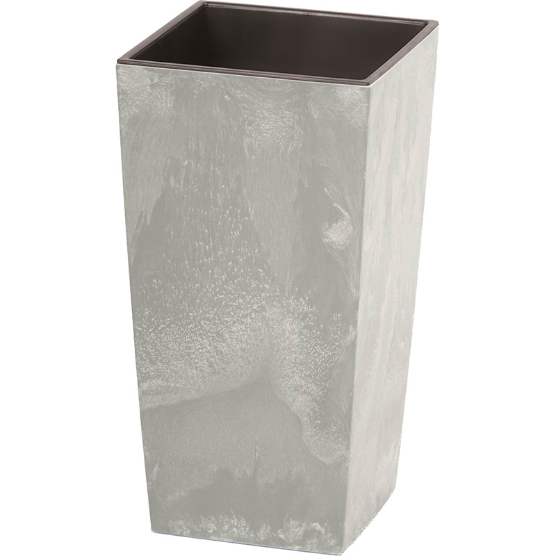 Горщик для рослин PROSPERPLAST 2в1 URBI SQUARE BETON 3/7.2 л. (DURS170B-422U)