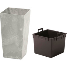 Горщик для рослин PROSPERPLAST 2в1 URBI SQUARE BETON 3/7.2 л. (DURS170B-422U)