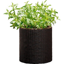 Горшок для растений KETER S Cylinder Planter Brown (17197934521_S)