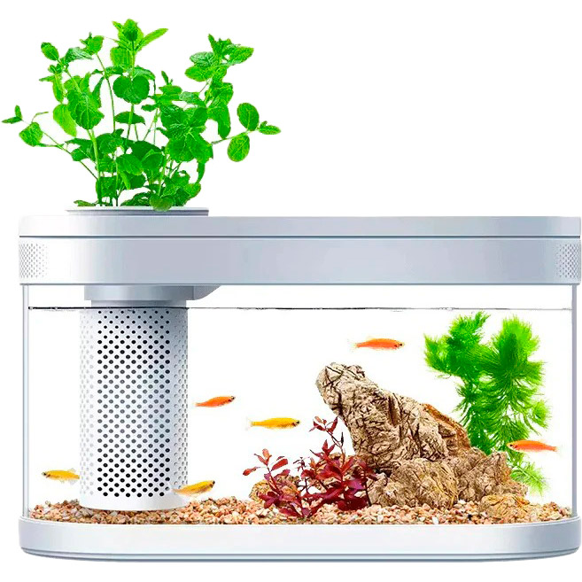 Аквариум XIAOMI Descriptive Geometry Eco Fish Tank Pro White (HF-JHYJ007)