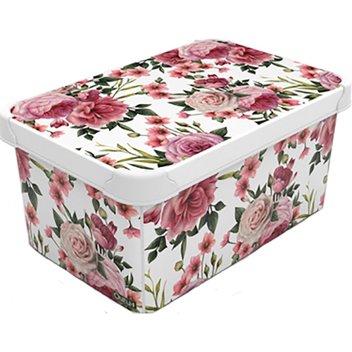 Контейнер Qutu Style Box Rose Pink 10 л (STYLE BOX с/к ROSE PINK 10л.)