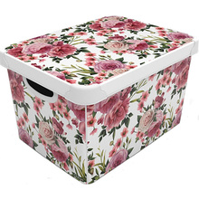 Контейнер Qutu Style Box Rose Pink 20 л (STYLE BOX с/к ROSE PINK 20л.)