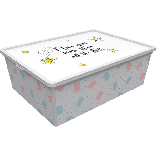 Контейнер Qutu Trend Box Cute Sky 25 л (TREND BOX с/к CUTE SKY 25л.)