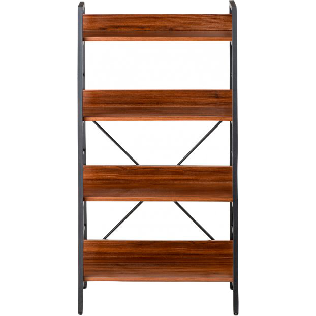 Стеллаж SPECIAL4YOU STROKE 4 SHELF WALNUT 118 х 60 х 35 см (E6286) Материал металл