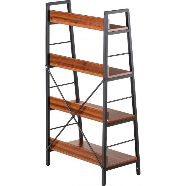 Стеллаж SPECIAL4YOU STROKE 4 SHELF WALNUT 118 х 60 х 35 см (E6286) Материал дерево