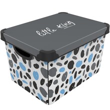 Контейнер QUTU STYLE BOX LITTLEKING 20 л (STYLE BOX с/к LITTLEKING  20л.)