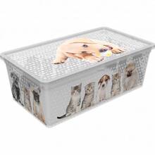 Контейнер QUTU LIGHT BOX CATS AND DOGS 5 л