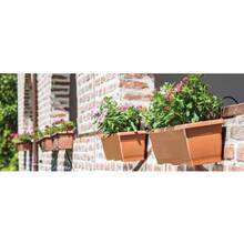 Горщик для рослин SERINOVA VILLA №2 Балконний 10 л Антрацит (V620-Antrasit)