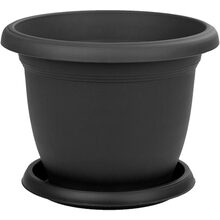 Горщик для рослин SERINOVA VILLA FLOWER №4 2,5 л антрацитовий (VS04/V504ANTHRACITE)
