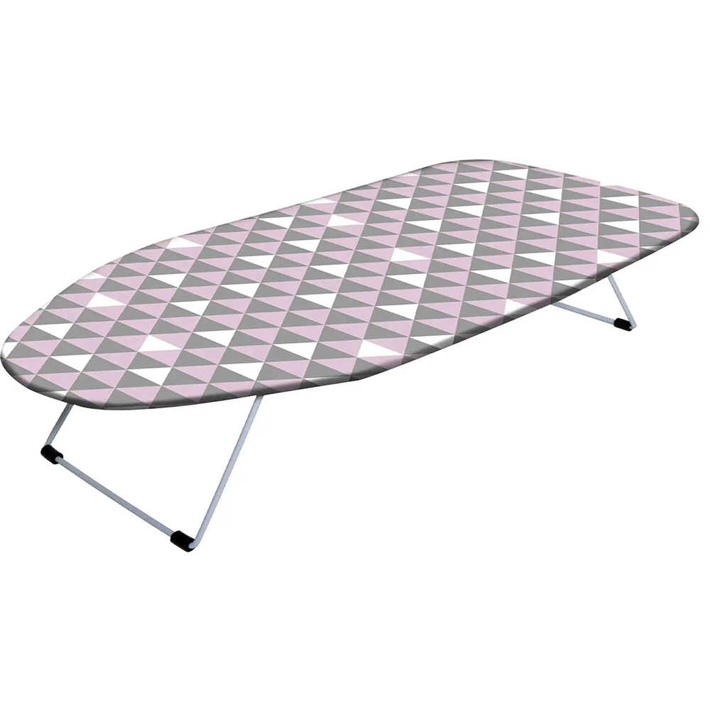 Дошка для прасування Casa Si Table Top 73x30 White/Pink Triangle (CS95159P168) Дошка для прасування Casa Si Table Top 73x30 White/Pink Triangle (CS95159P168)