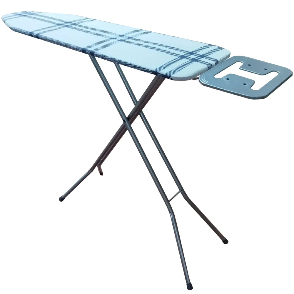 Гладильная доска CASA SI Ben 110x30 Silver/Double Cross (CS98090G323) Дополнительно П-образные стальные ножки диаметром 22 мм; максимальная нагрузка: 15 кг