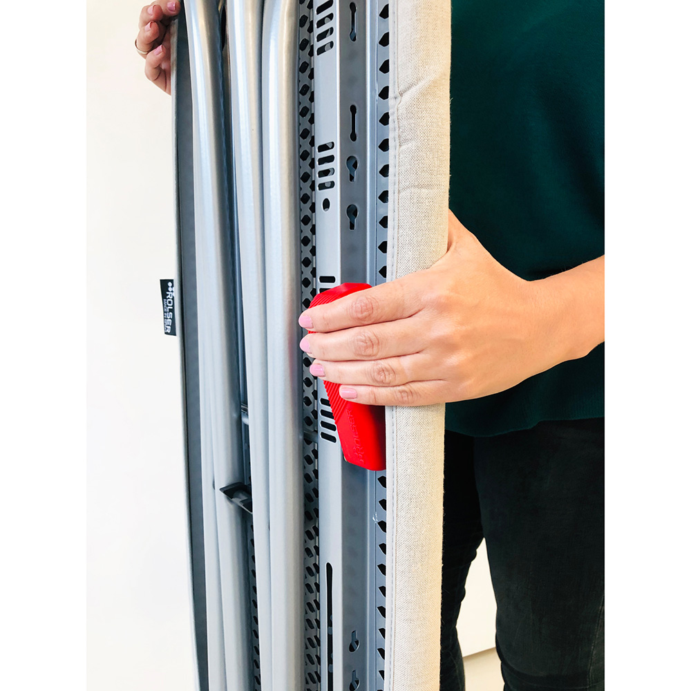 Прасувальна дошка ROLSER K-UNO Blanco/Negro (K01015-2064) Розмір в розкладеному стані 115 х 35