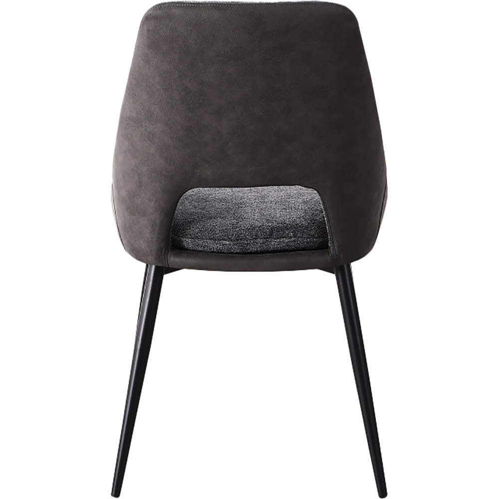 Стілець SPECIAL4YOU Sahara Dark Grey (E7221) Ширина сидіння 48