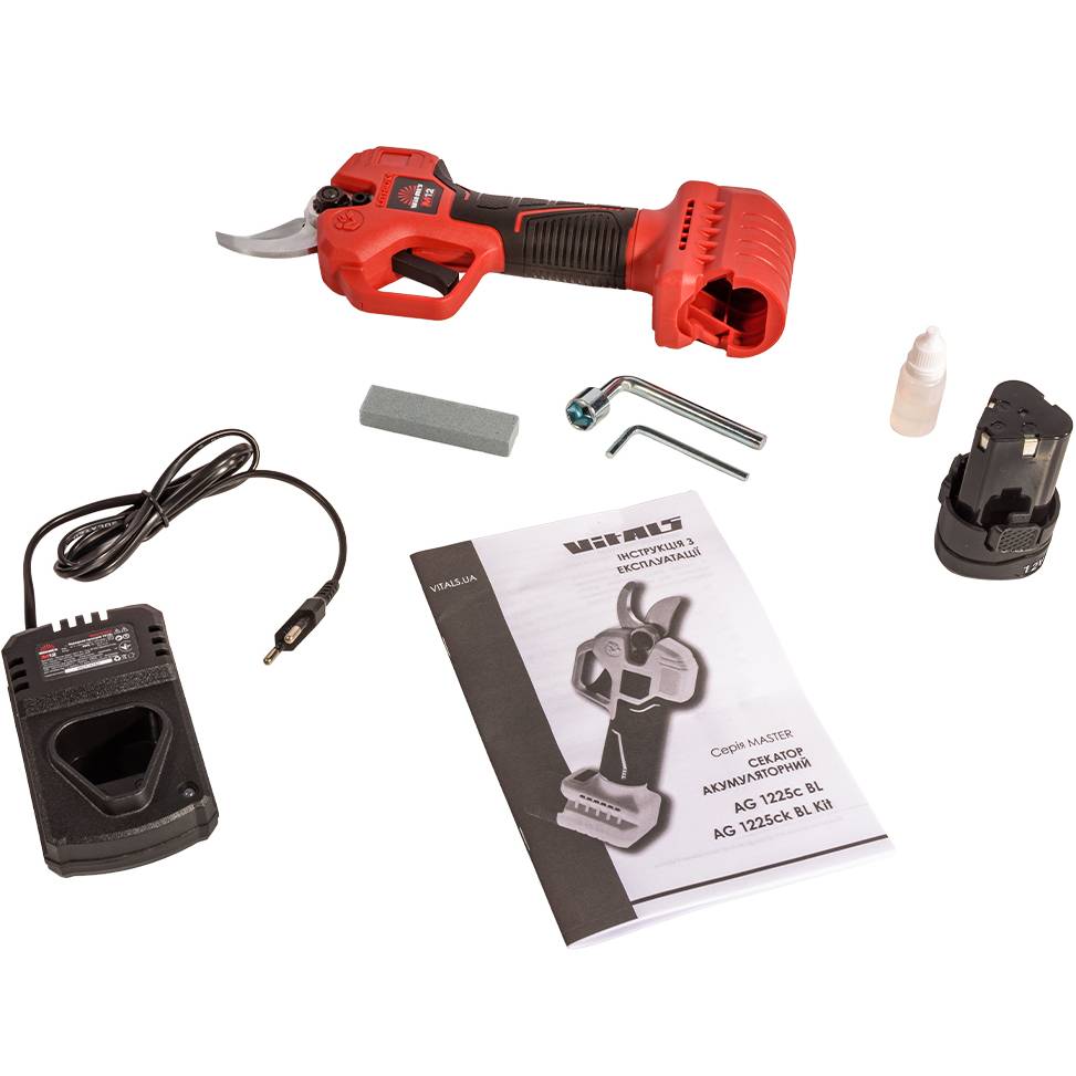 В Україні Секатор акумуляторний VITALS Master AG 1225 BL Kit (235287)