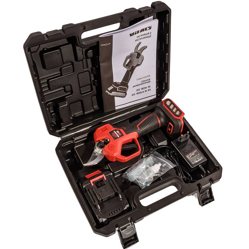 В інтернет магазині Секатор акумуляторний VITALS Master AG 1825 BL Kit (235297)