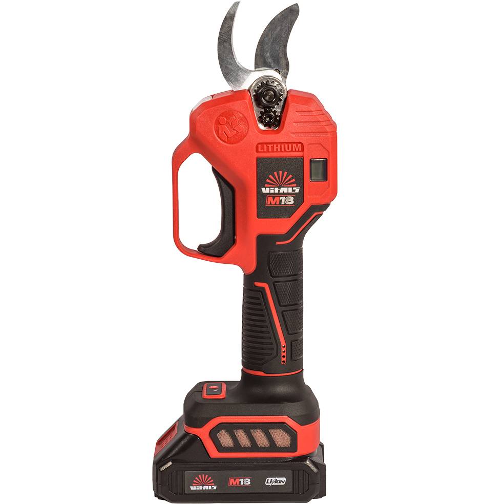 Секатор акумуляторний VITALS Master AG 1830cdk BL Kit (235299) Додатково Номінальна потужність: 0,6 кВт; Швидкість різання: 30 рез/хв; Напруга: 18В; Місткість акумуляторної батареї: 2,0А · год;