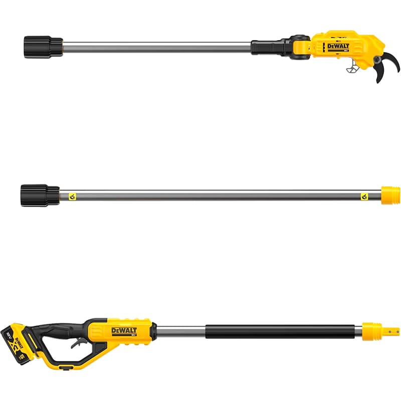 Секатор DEWALT DCMPP569P1 Особливості складна конструкція