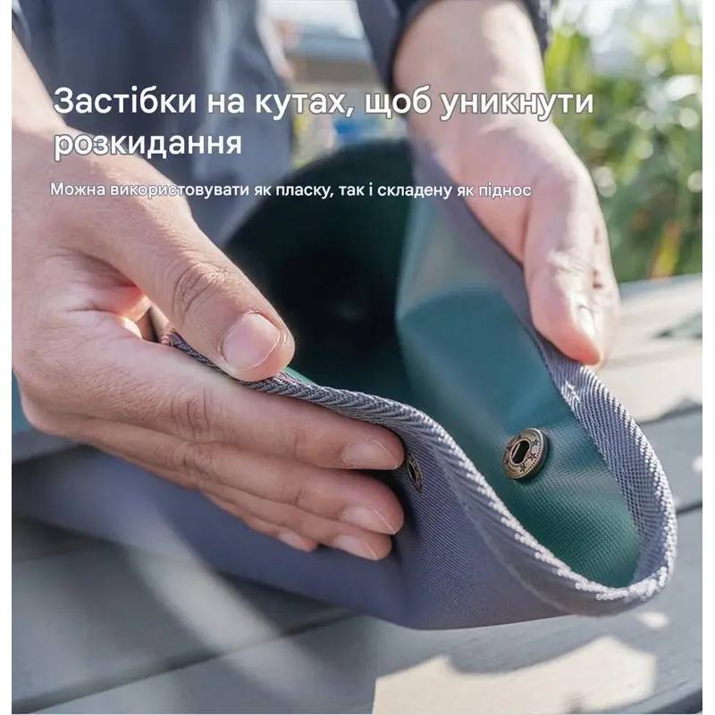 Коврик садовый JIMIHOME Xiaomi Black/Green (JM-W801) Размеры 75 х 75